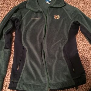 Notre dame Columbia zip up